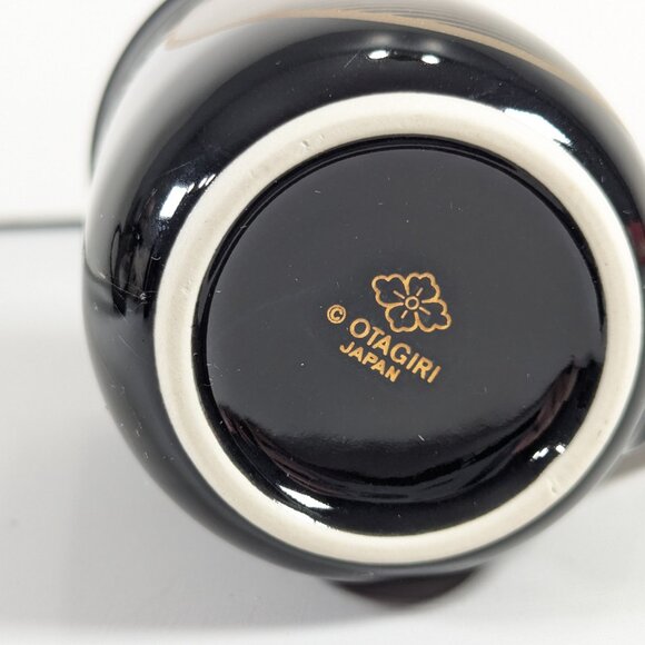 Vintage black OTAGIRI Japan Hummingbird mug set of 2 - Picture 6 of 9